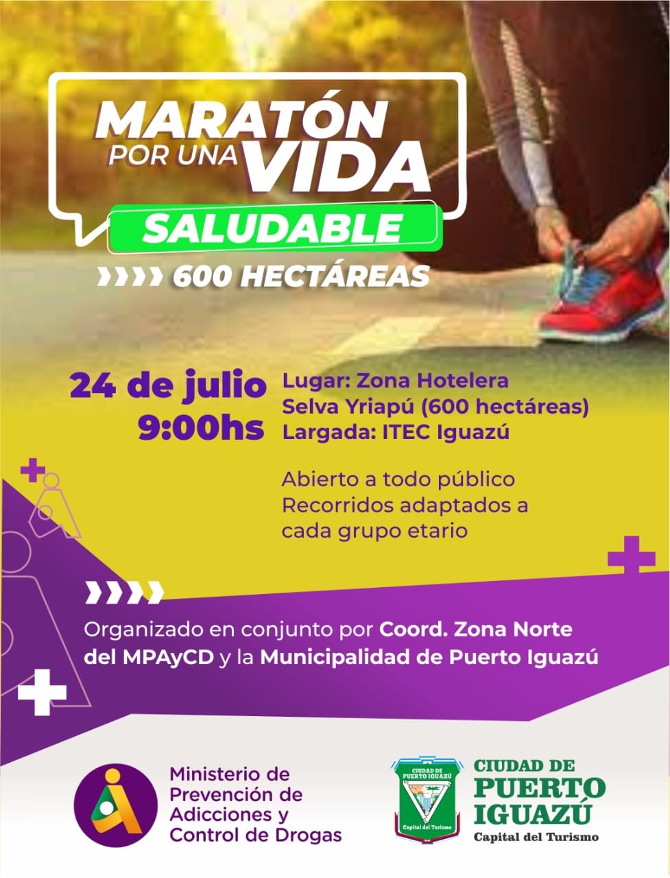 Maratón Por Una Vida Saludable Organizada Por El Ministerio De Prevención De Adicciones Y La 4813